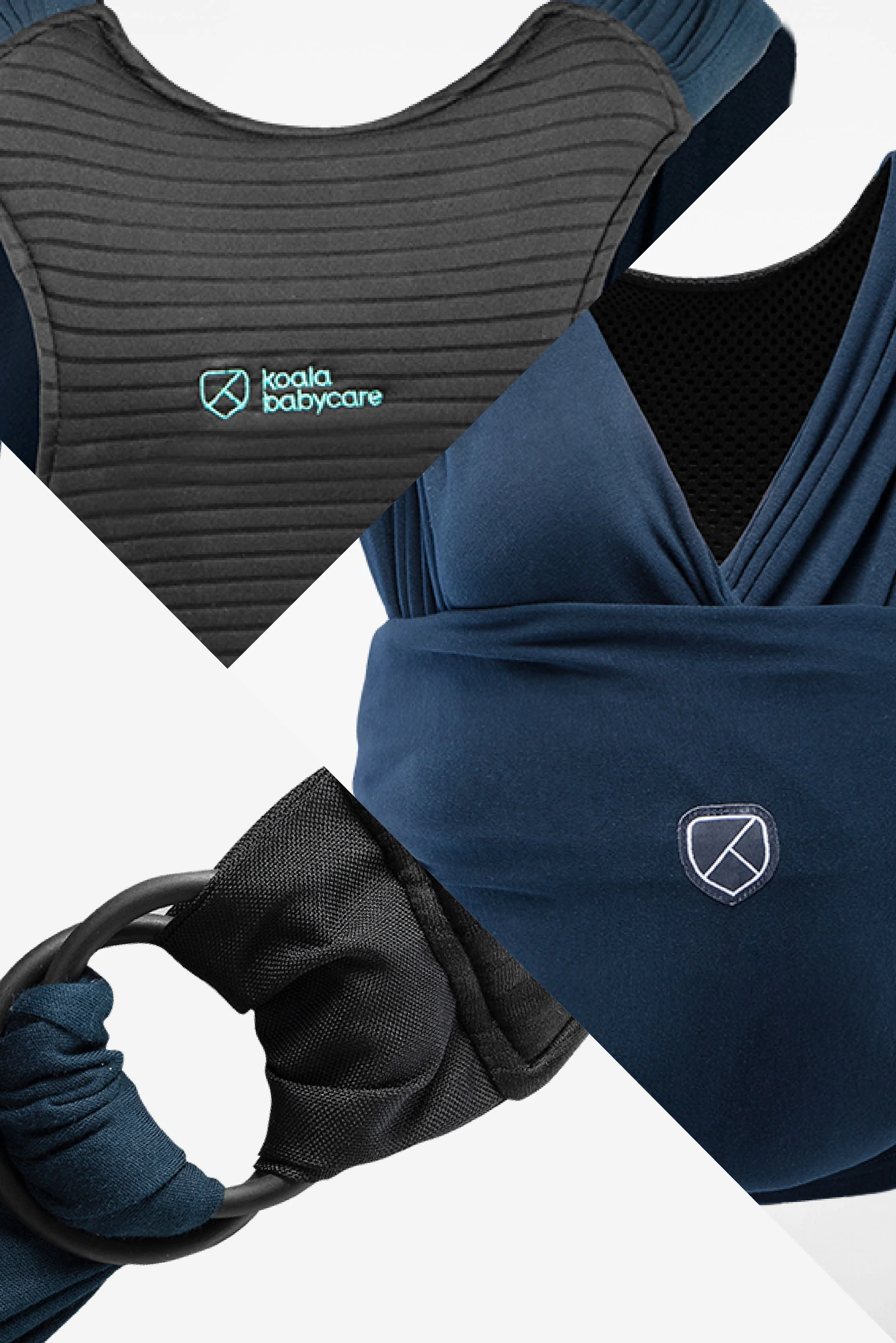 CUDDLE BAND 2 Newborn Baby Wrap - Dark Blue - Image 5