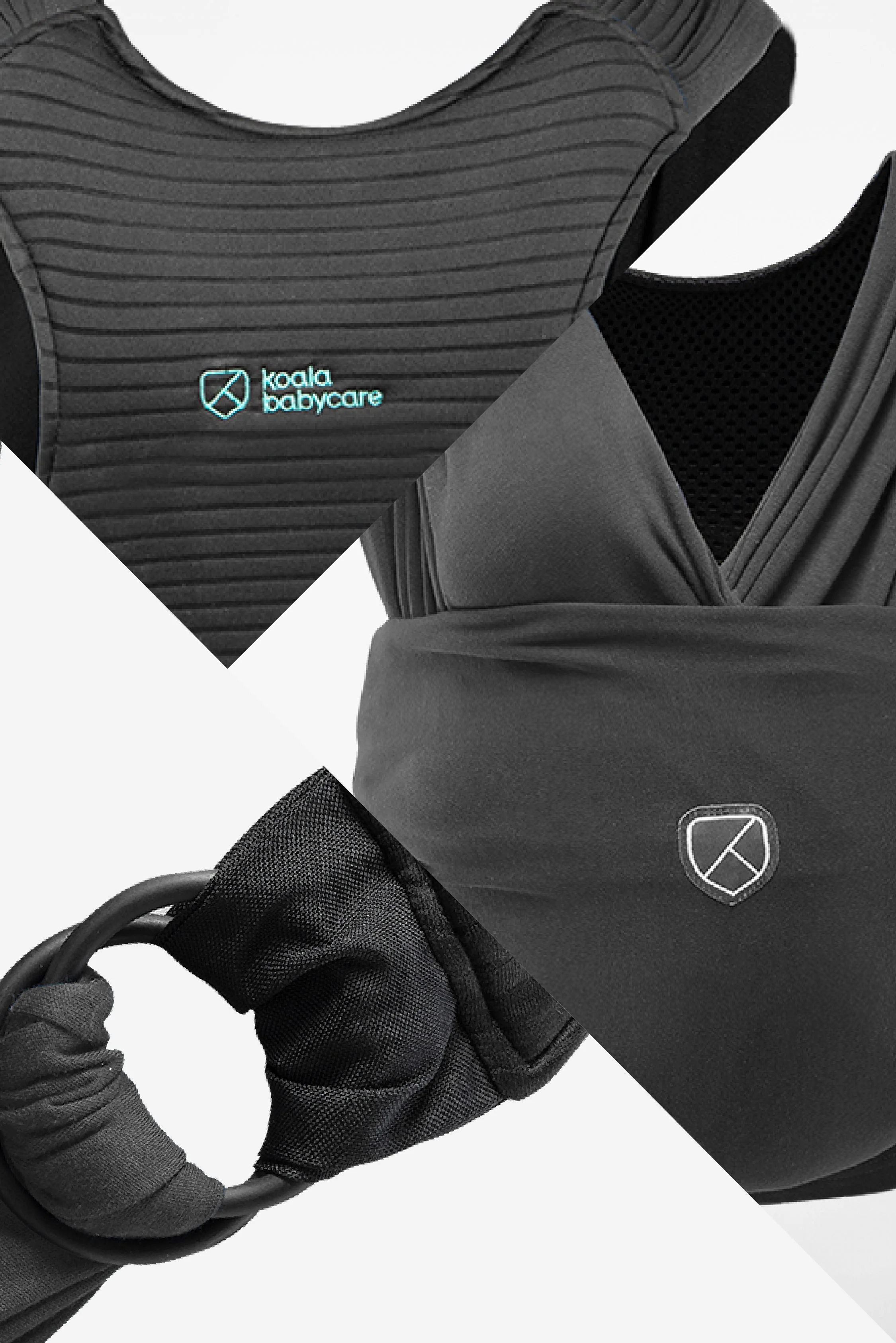 CUDDLE BAND 2 Newborn Baby Wrap - Dark Grey - Image 5