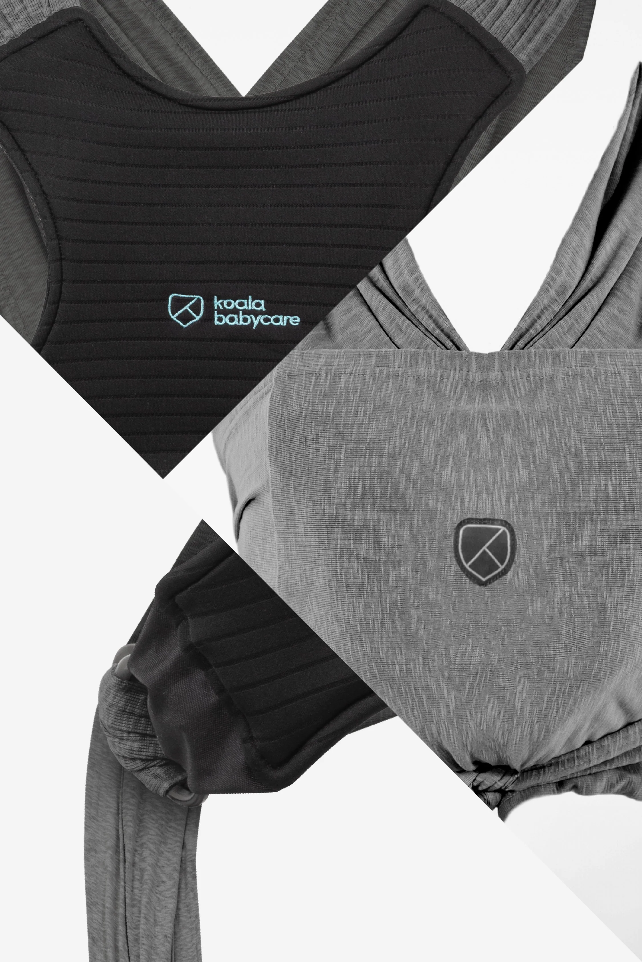 CUDDLE BAND Newborn Baby Wrap - Anthracite - Image 5