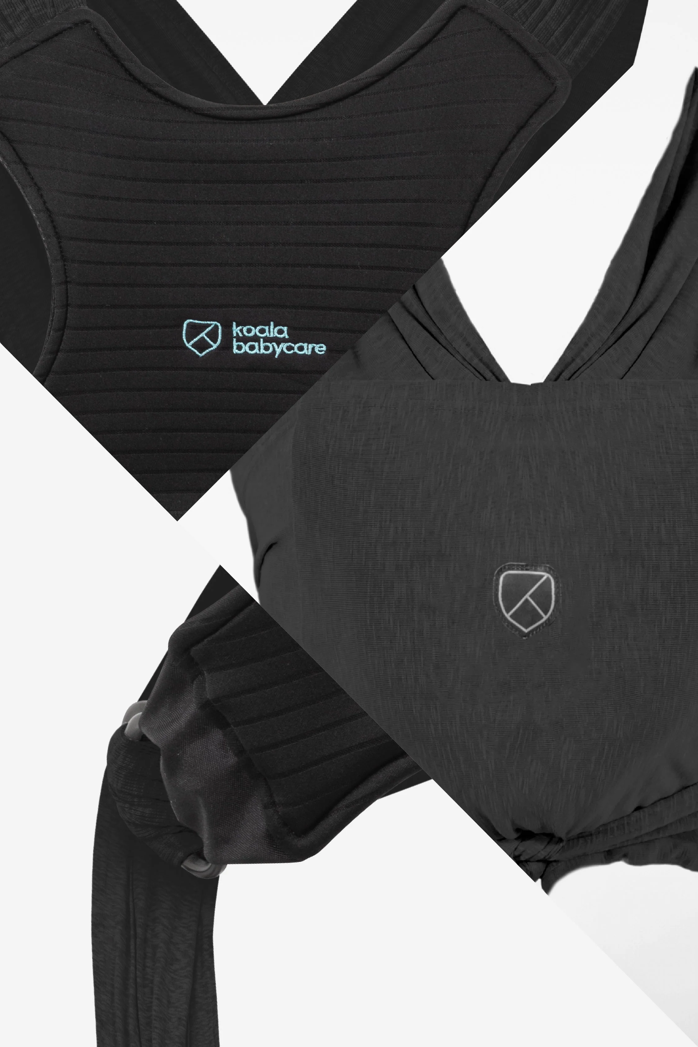 CUDDLE BAND Newborn Baby Wrap - Black - Image 5