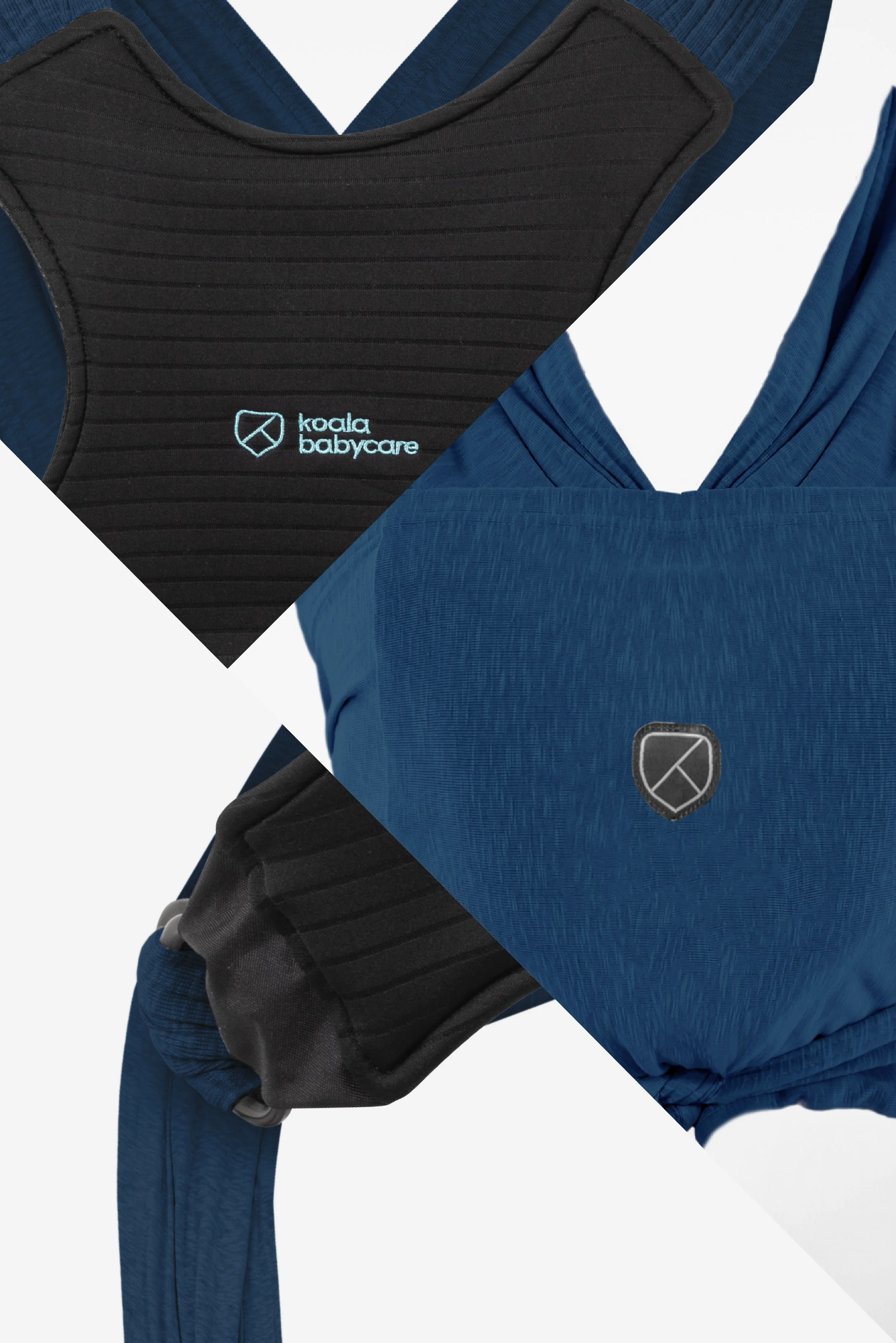 CUDDLE BAND Newborn Baby Wrap - Blue - Image 5