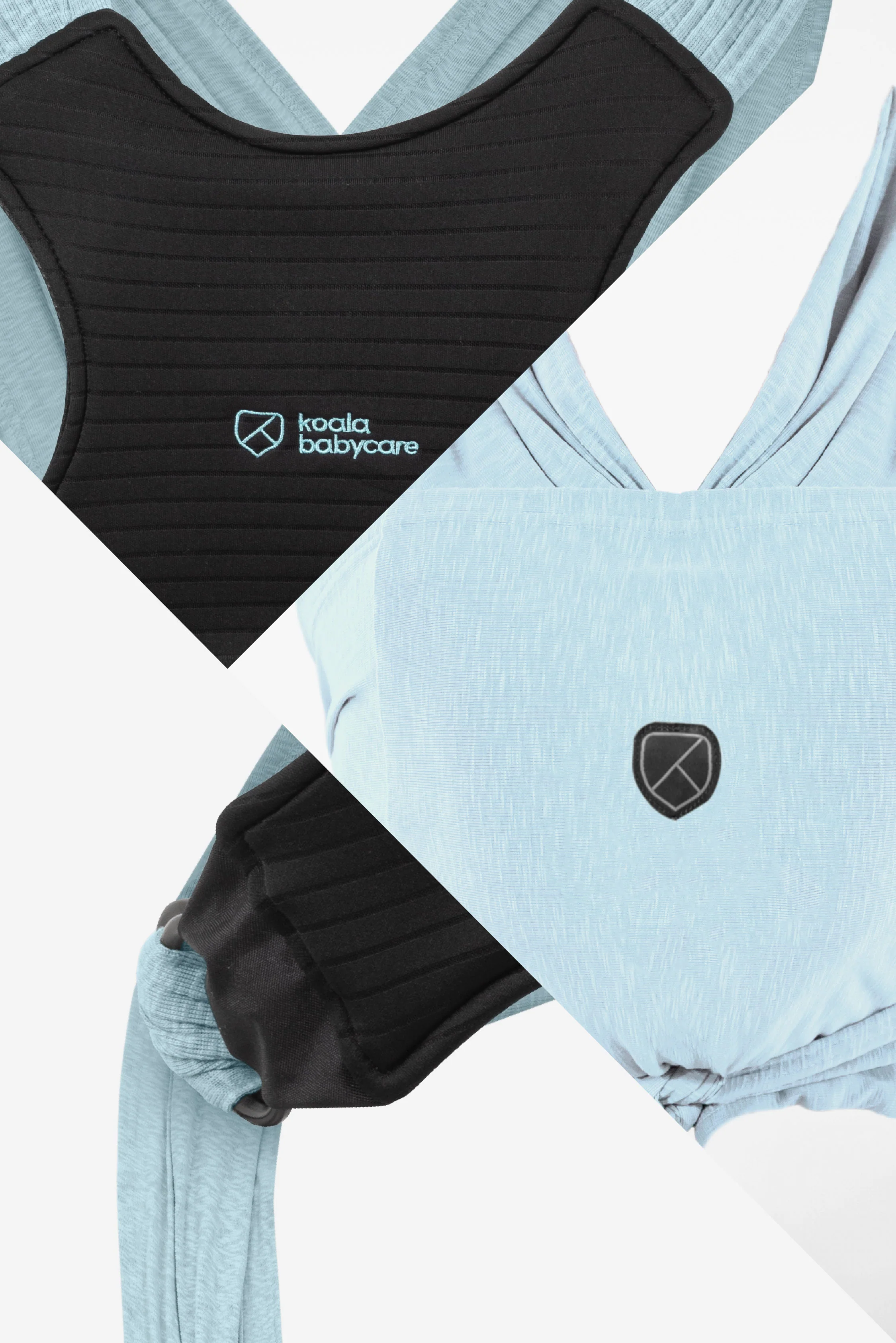 CUDDLE BAND Newborn Baby Wrap - Light blue - Image 5