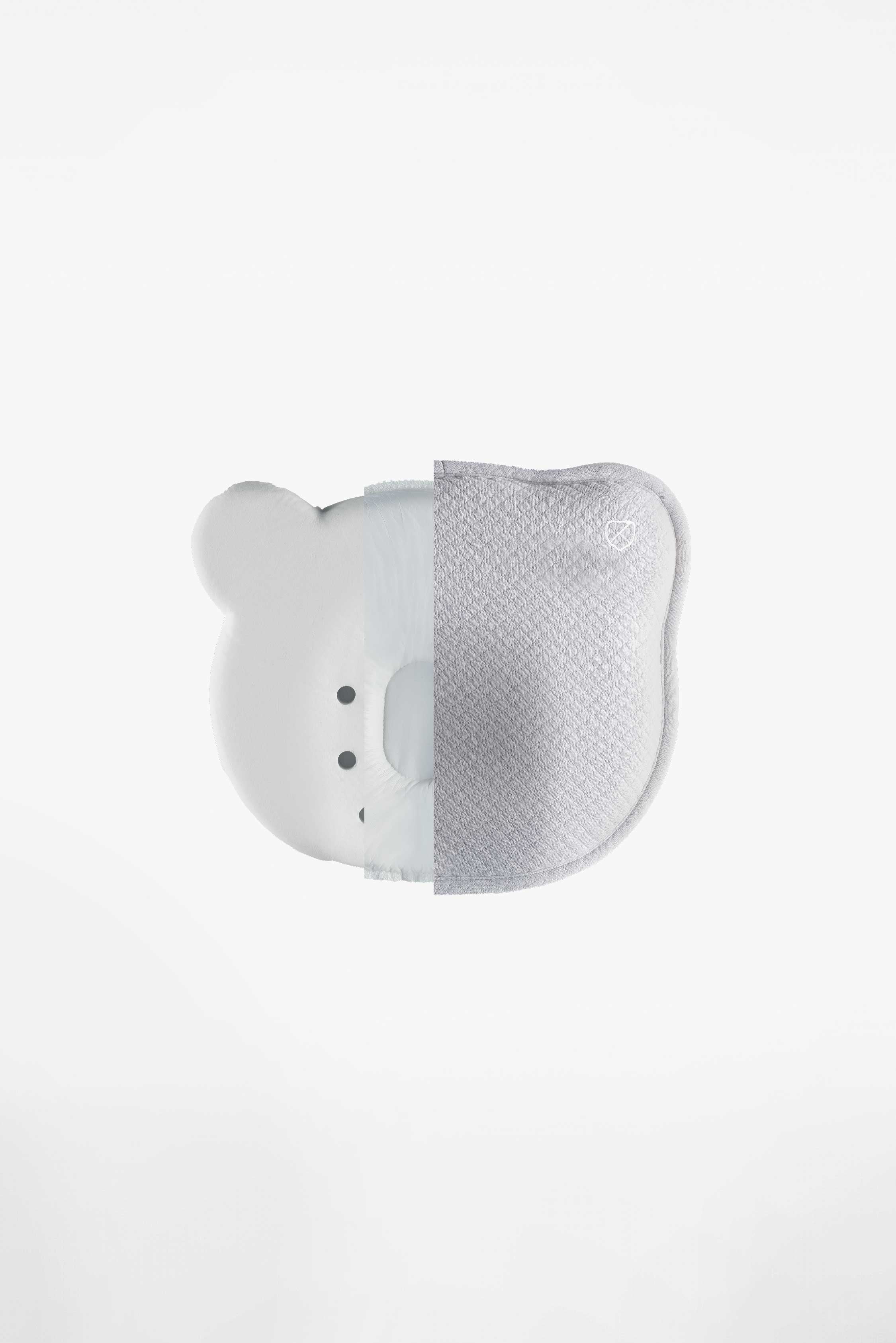 PERFECT HEAD Pillow for Plagiocephaly - Grey - Image 3