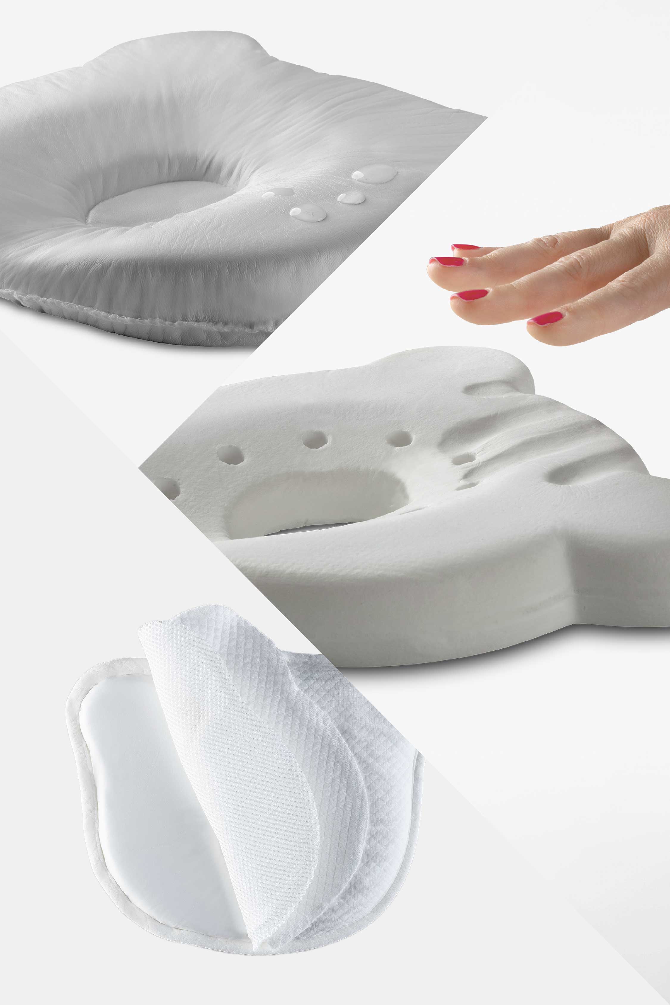 PERFECT HEAD Pillow for Plagiocephaly - White - Image 5