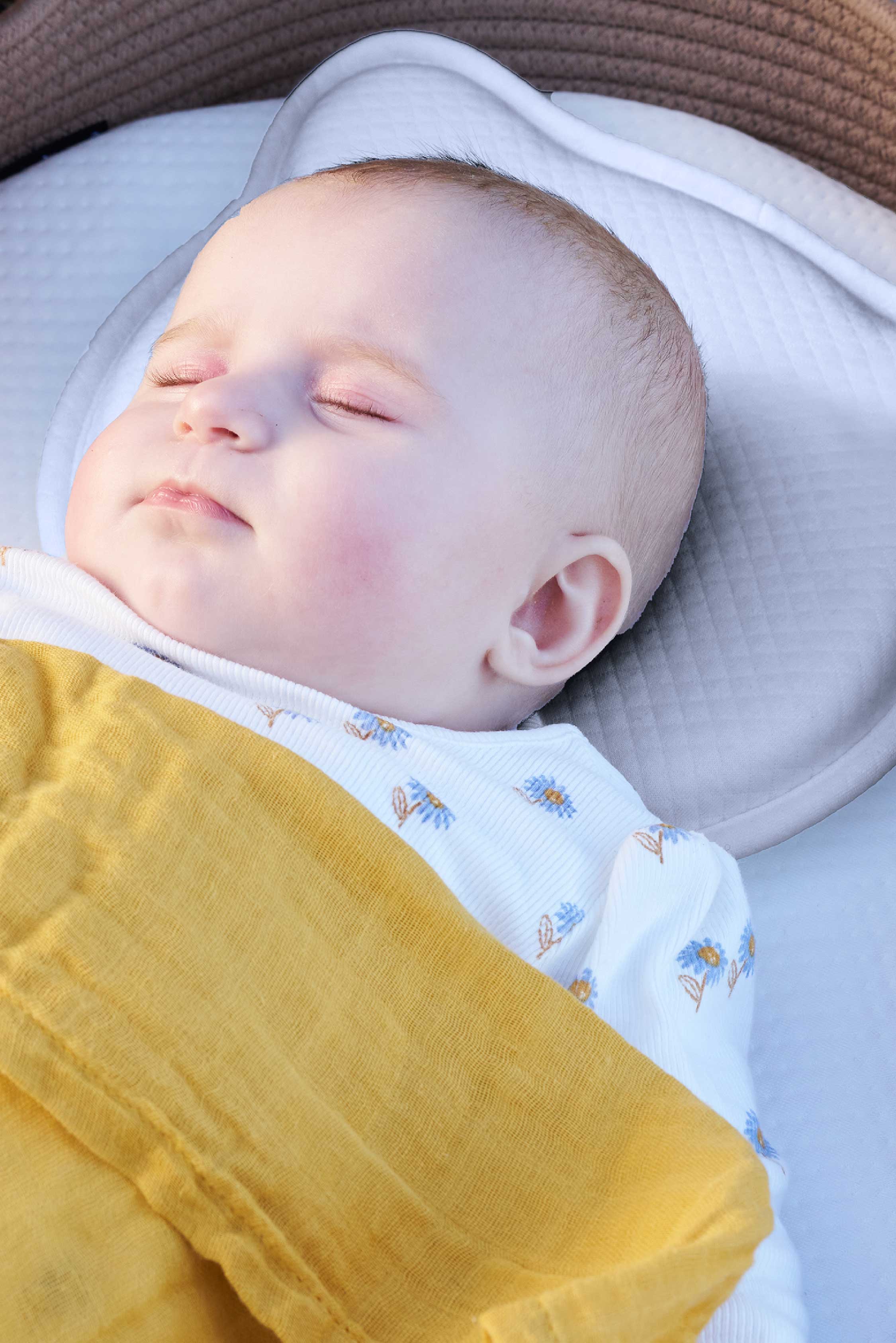 PERFECT HEAD Pillow for Plagiocephaly - Grey - Image 4